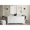 James Martin Vanities Palisades 72in Double Vanity, Bright White w/ 3 CM Ethereal Noctis Quartz Top 527-V72-BW-3ENC - alternate 5